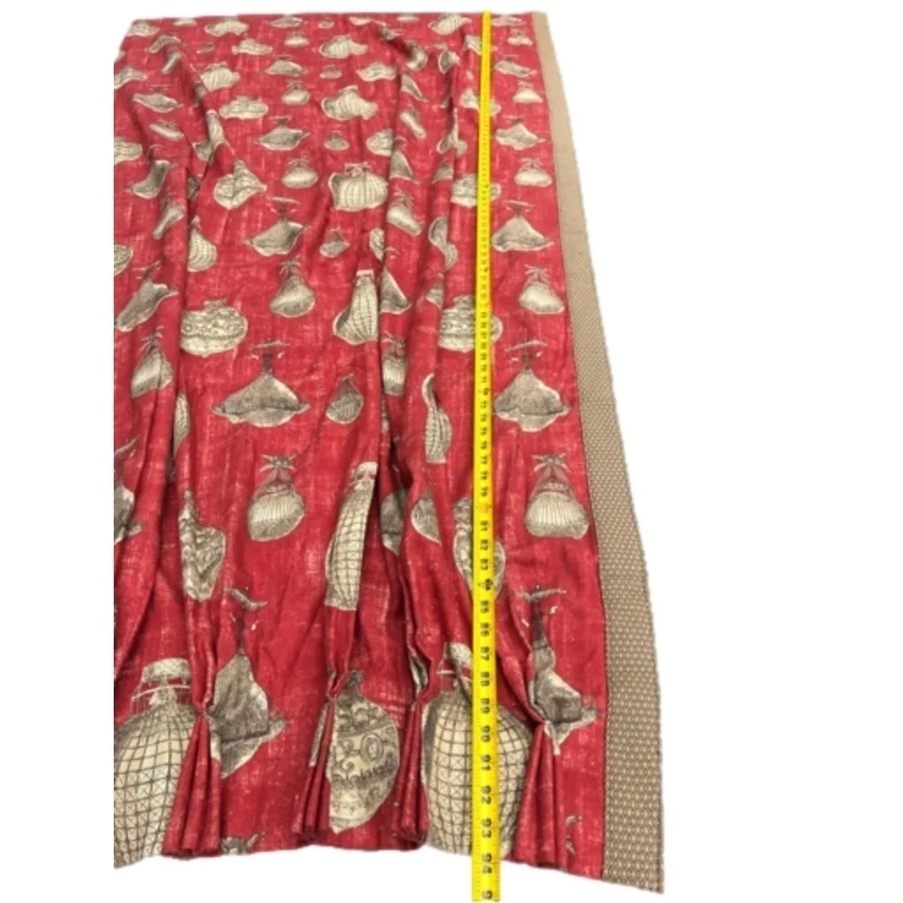 NWOT Set Of 2 Custom Made Hot Air Balloon‎ Printed Drapes for Children Nursery